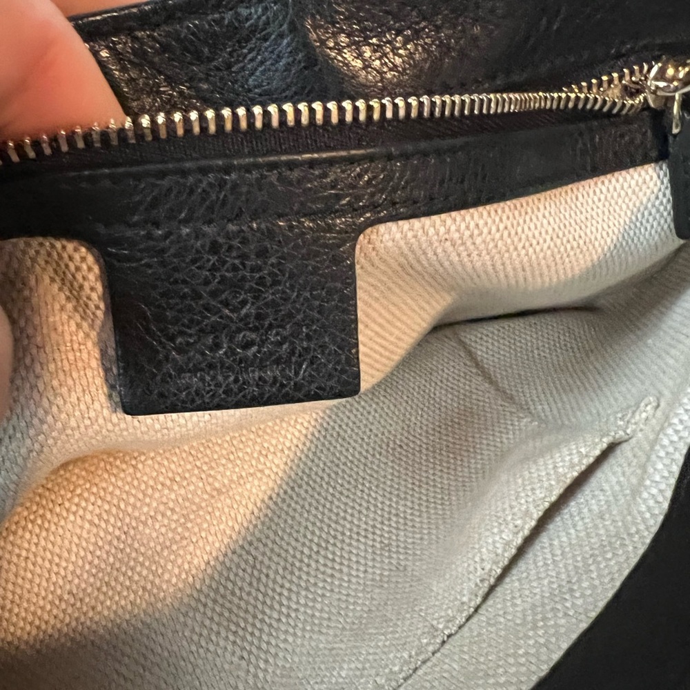 Authentic Gucci Soho Chain Crossbody Bag Leather Medium - Picture 4 of 4